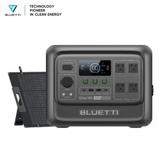 BLUETTI Elite 100 V2 1800W 1024Wh Power Station+200W Solar Kit for Outdoor