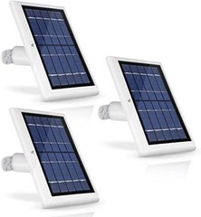 Solar Panel Compatible with Ring Spotlight Cam/Plus/Pro 3 Solar Panels White