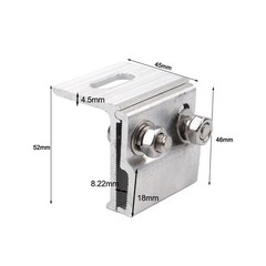Standing Seam Clamp Roof Seam Clamp 45x52mm 1/4Pcs Replaceable Accessories