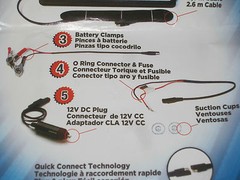 Sunforce Coleman 12 Volt Solar Panel Battery SAE Attachments Connections