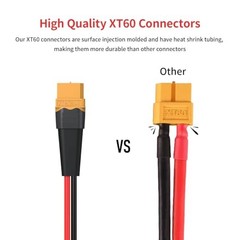 10AWG XT60 to SAE Connector Extension Cable with 20FT 10AWG SAE to XT60 Cable