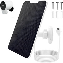 Solar Panel for Simplisafe Outdoor Camera, 4W Solar Panel Charger, IP65 Waterpro