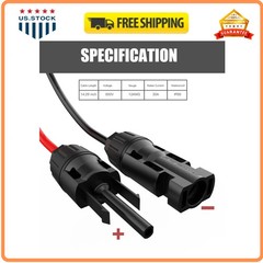 10AWG Solar Extension Cable 30cm with SAE Adapters and Polarity Reverse Adapters
