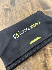 Goal Zero Nomad 13.5 Watt Foldable Solar Panel Used W/ Light A Life LED Lamp