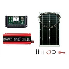 Grennova 2200W All-in-One Solar System Real Pure Sine 12V To110V/220V Power Inve