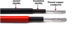 Solar Cable 100Ft 30M 10 awg Wire 100FT Black 100FT Red 10 Gauge Wire Solar