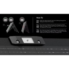 Nextgen 220-Watt Portable Solar Panel (1-Side), IP68, Solar Charger for Solar Ge