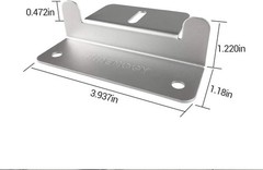 Durable 4-Set Aluminum Z Brackets for Secure Solar Panel Mounting on RVs & Boats
