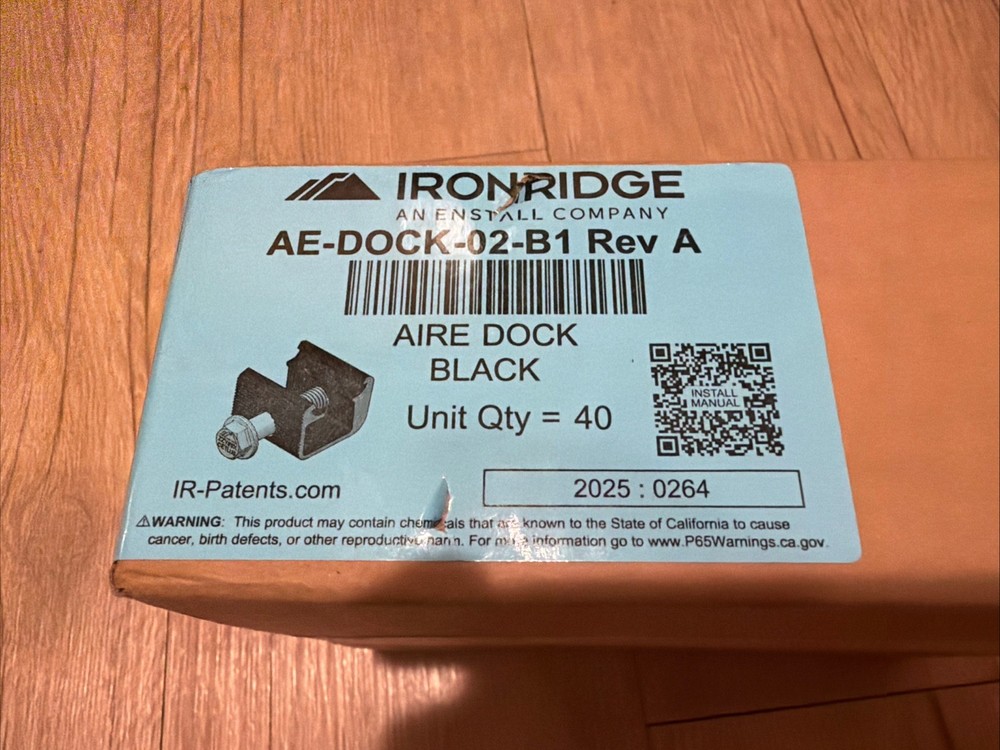 Ironridge AE-Dock-02-B1 Rev A