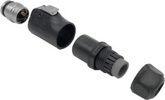 10AWG 2 Pin Power Industrial Circular Connector to Solar Cable Adapter for Solar
