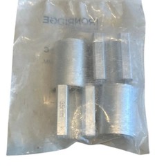 New 4-Pack Ironridge UFO-STP-35MM Rev C Clear Silver Solar Panel Stopper Sleeves