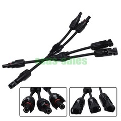 Solar MC-4 Photovoltaic Connector Y-Type Splitter Adapter with Waterproof NEW