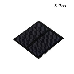 Mini Solar Cell Panel 2V 150mA 0.3W 60mm x 60mm 5pcs