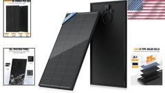 Durable 200W Solar Panel with 25% Conversion Efficiency for Off-Grid Living