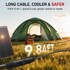 300W Portable Foldable Solar Panel Kit with Charge Controller | 300W 20x38in