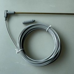 Adequate Reach 30cm Copper Grounding Rod Alongside Two Connecting Wires