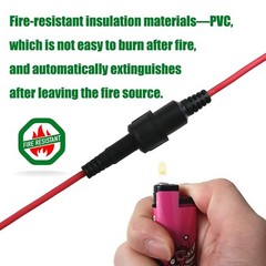 Solar Power Plug to SAE Connector Cable w/ Fuse 18AWG Solar Generator Goal Zero