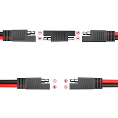 SAE Extension Cable 10AWG Quick Disconnect Wire Harness with SAE Adapter