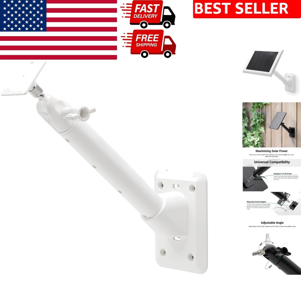 Universal Solar Panel Wall Mount – Adjustable, Durable, Easy Installation
