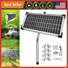 10W Solar Panel Kit for Automatic Gate Openers, Easy Install, Weatherproof