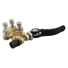 Robust Brass Construction 12V Battery Terminals Set of 2 with Safety Features