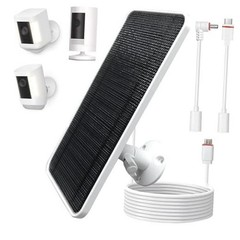 AYF Solar Panel Compatible with Ring Spotlight Cam, Stick Up Cam & 1 Pack