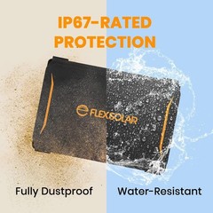 30W Portable Foldable Solar Panel with QC3.0 Quick Charge – Waterproof Design