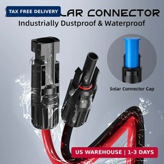 10FT 10AWG Solar to XT60i, 3 6 10 16 20 25FT Solar Panel Connector to XT60i-F Ad