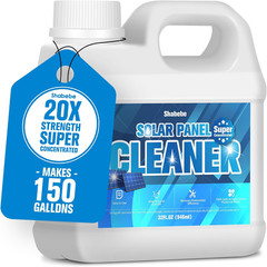 Solar Panel Cleaner 32oz (Makes 150 Gallons) – 20X Strength Super Concentrated G