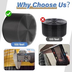 8x100ft Solar Panel Bird Mesh PVC Coated with Clips