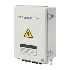 6-String Solar PV Combiner Box New 15A Circuit Breaker For Solar Panel System