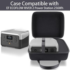 Sleek Hard Travel Case for EF ECOFLOW RIVER 2 – Ultimate Protection & Style