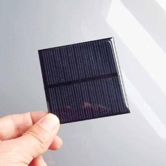 KR 2PCS Mini 5.5V 0.6W Polycrystalline Solar Panel Small Cell Module Charger