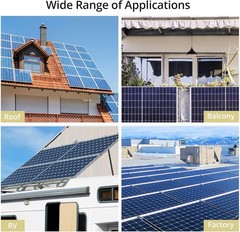 10Pcs Solar Panels Mid Clamps for Unistrut Aluminium Panel Brackets 30Mm/35Mm