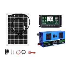 Grennova All-in-One 1400W Off-Grid Solar System High Quality 50W Panel 12V/24V