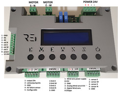 Dual Axis PV Solar Panel Tracking Sun Tracker Electronic REI WiFi