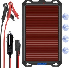 Intelligent 12V Solar Charger for Cars & Boats – Efficient Battery Maintainer