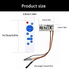 Aluminum Base Solar Lamp Board with Remote Light Control Use