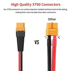 10 AWG XT60 Male Female to XT60 Female Male Connector Adapter RC Battery Cable