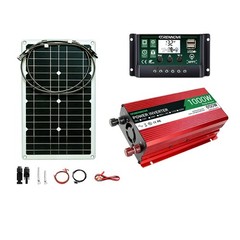 1000W Real Power Grennova Off-Grid Solar System Complete Kit 80W Panel 1000W Inv