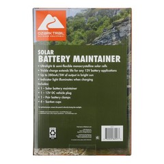 Solar Panel Battery Maintainer 5W for Boats Marine RV Car Vehicles