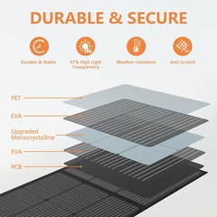220 watt Solar Panel 48 volt Folding Solar Panel Camping for Solar Generator
