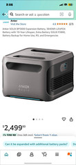 Anker Solix F3800 Portable Power Station Battery Backup 3840Wh 6000W