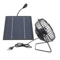 Solar Panel Powered Fan Eco Friendly Cooling For Greenhouse