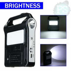 Portable Solar Panel Generator 220V Power Station Storage System USB Charger LED
