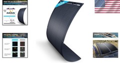100W Flexible Solar Panel 12V, 22% Efficiency