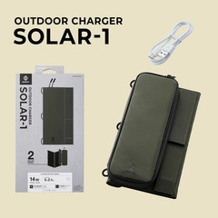 2 Panel Solar Charger (B-Stock)-camping and outdoor use.Generate power anywhere