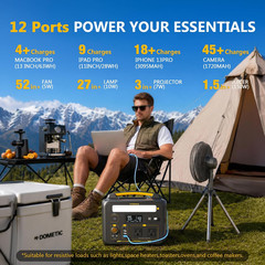 Jump 600X Portable Power Station 600W, 299Wh Solar Generator Lifepo4 Battery Pow