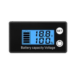 Battery Capacity Indicator LCD Screen Display Measurement Speed Twice Per Second