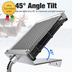 6V Solar Panel Battery Charger for Deer Feeder 1.7W Waterproof Solar Panel